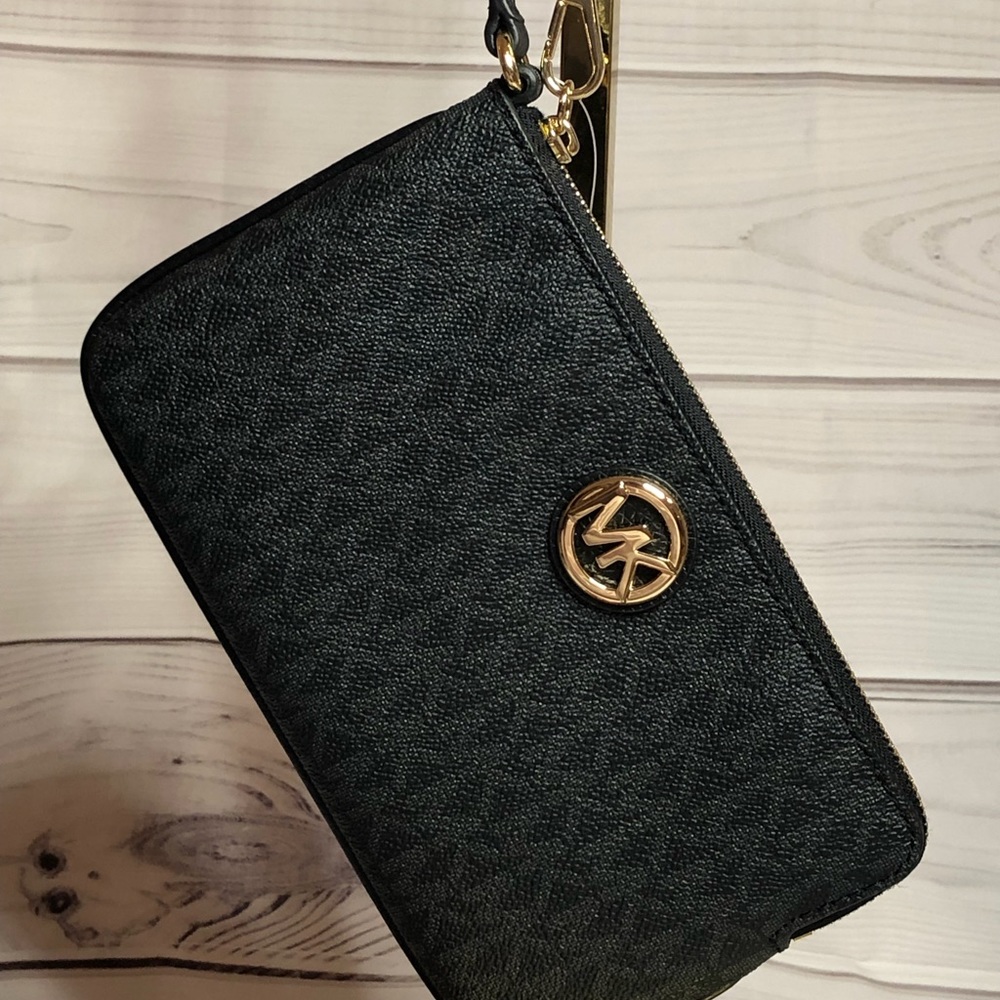 Michael Kors Fulton pvc Wristlet Wallet Jetset - Picture 3 of 7